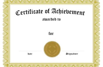 shrink certificate